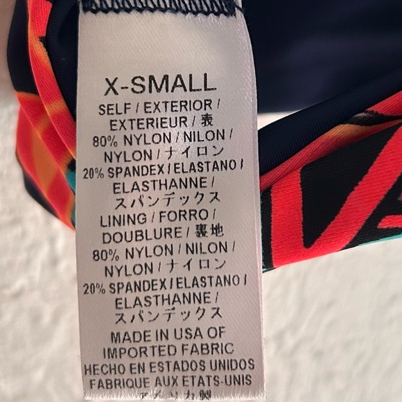 Mara Hoffman Reversible Racerback Bikini Top Sz XS - Picture 5 of 6